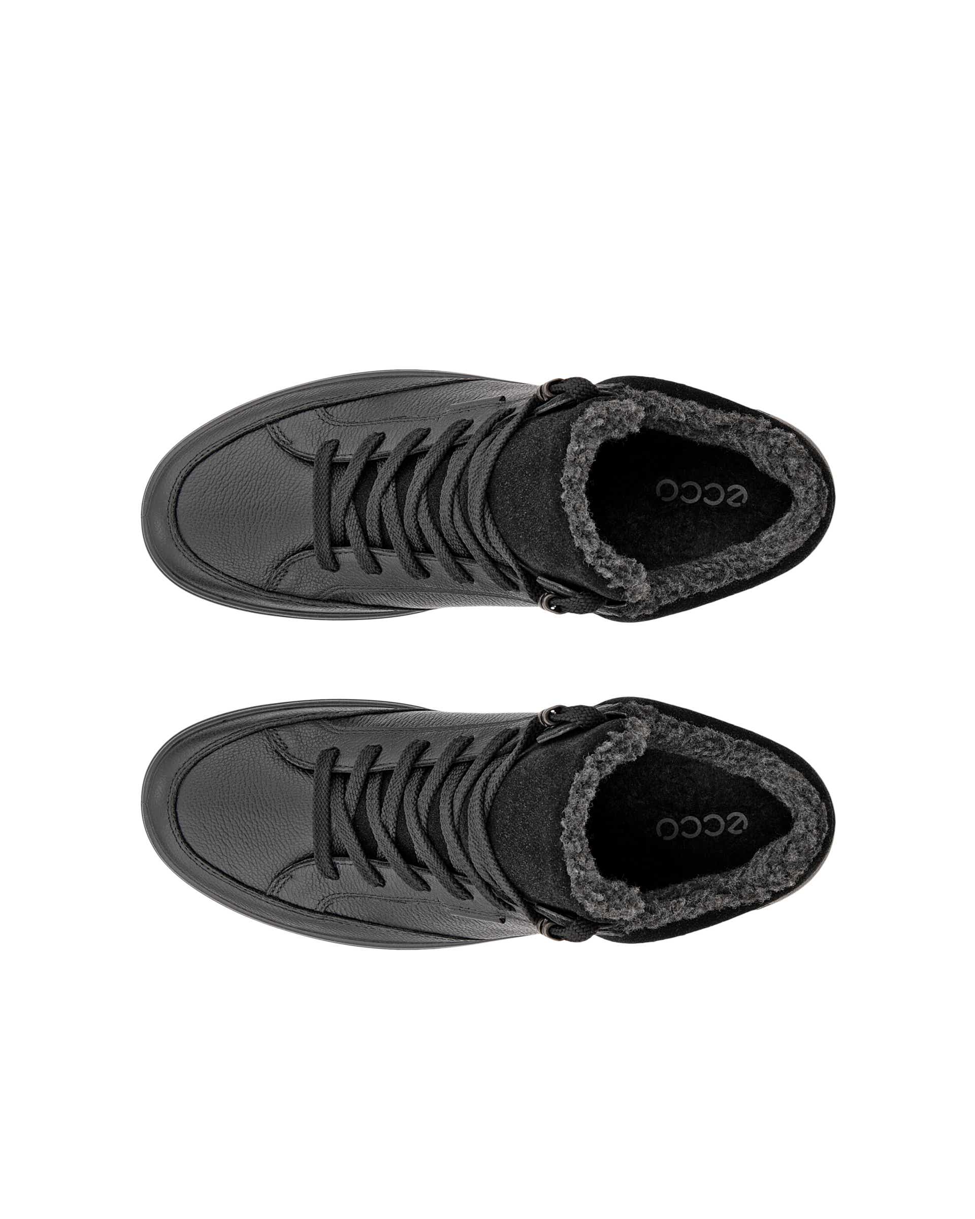 ECCO® Soft 7 Tred Halvhög känga i nubuck med Gore-Tex dam - Svart - Top left pair