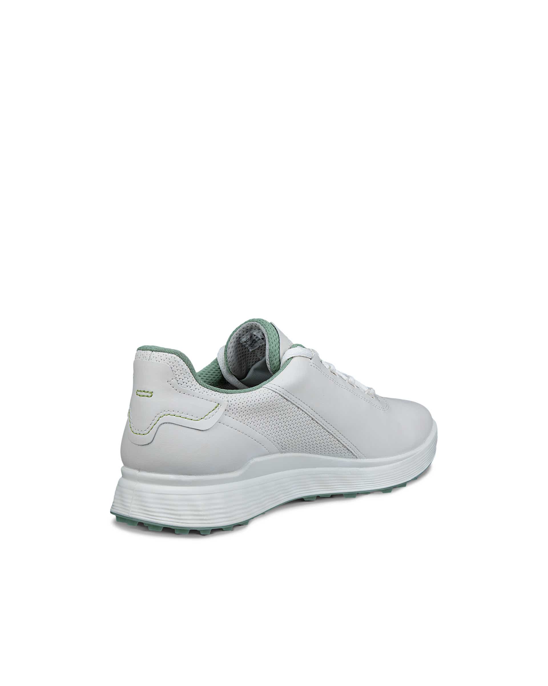 ECCO® Golf S-Casual chaussure de golf imperméable en cuir pour homme - Blanc - Back