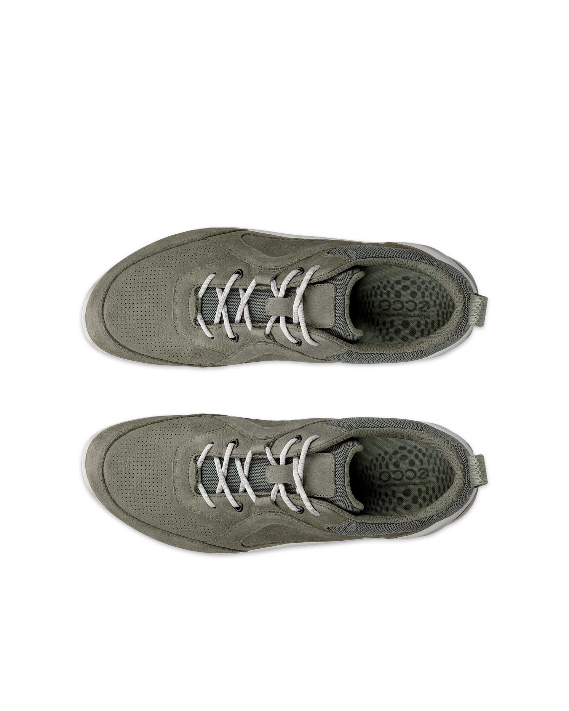 ECCO® BIOM ENERGI sneakers i nubuck til herrer - Grøn - Top left pair