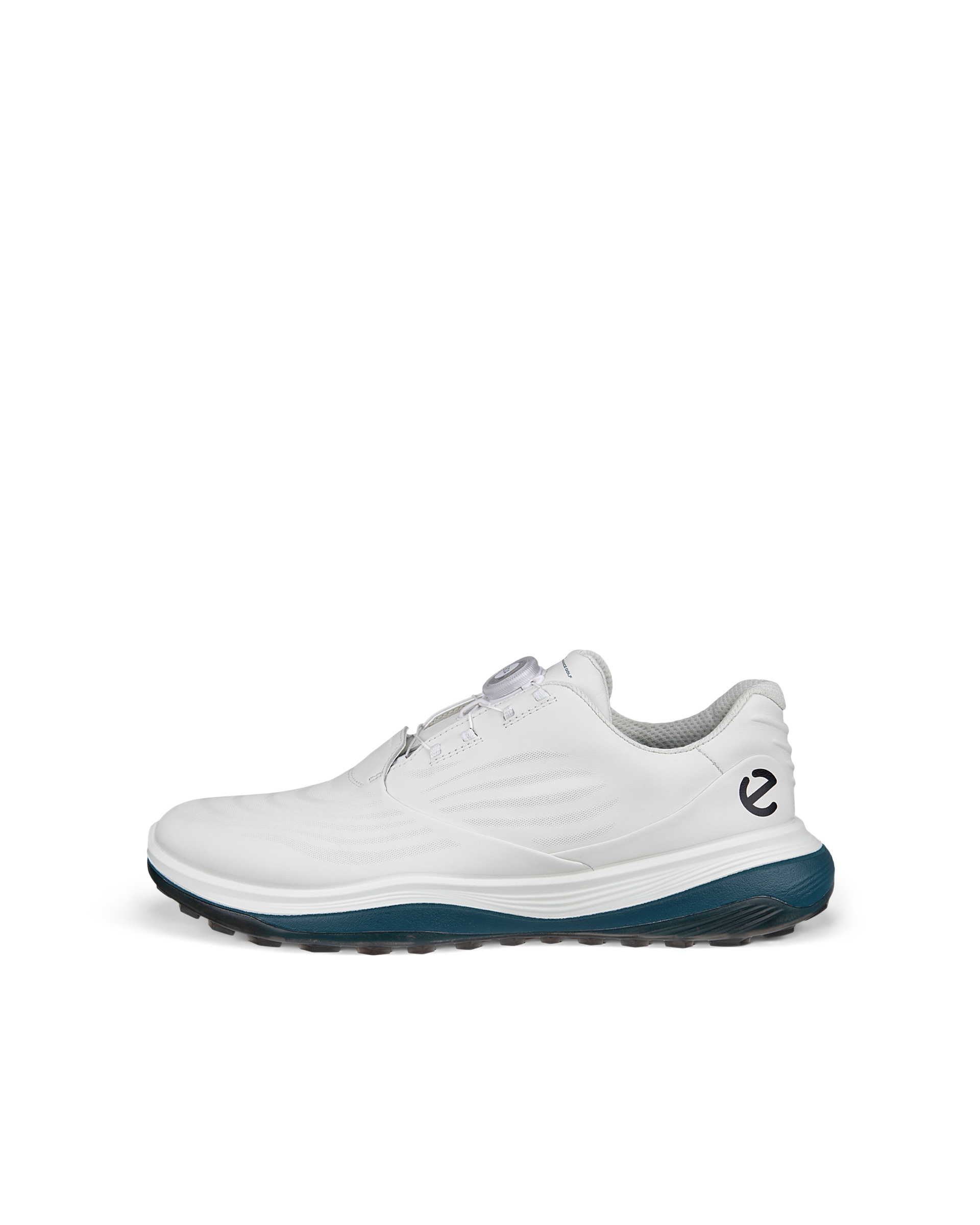 ECCO Golf Lt1 Boa-メンズ レザーウォータープルーフゴルフ Men's ECCO® Golf LT1 Boa Leather Waterproof Golf Shoe | Gray