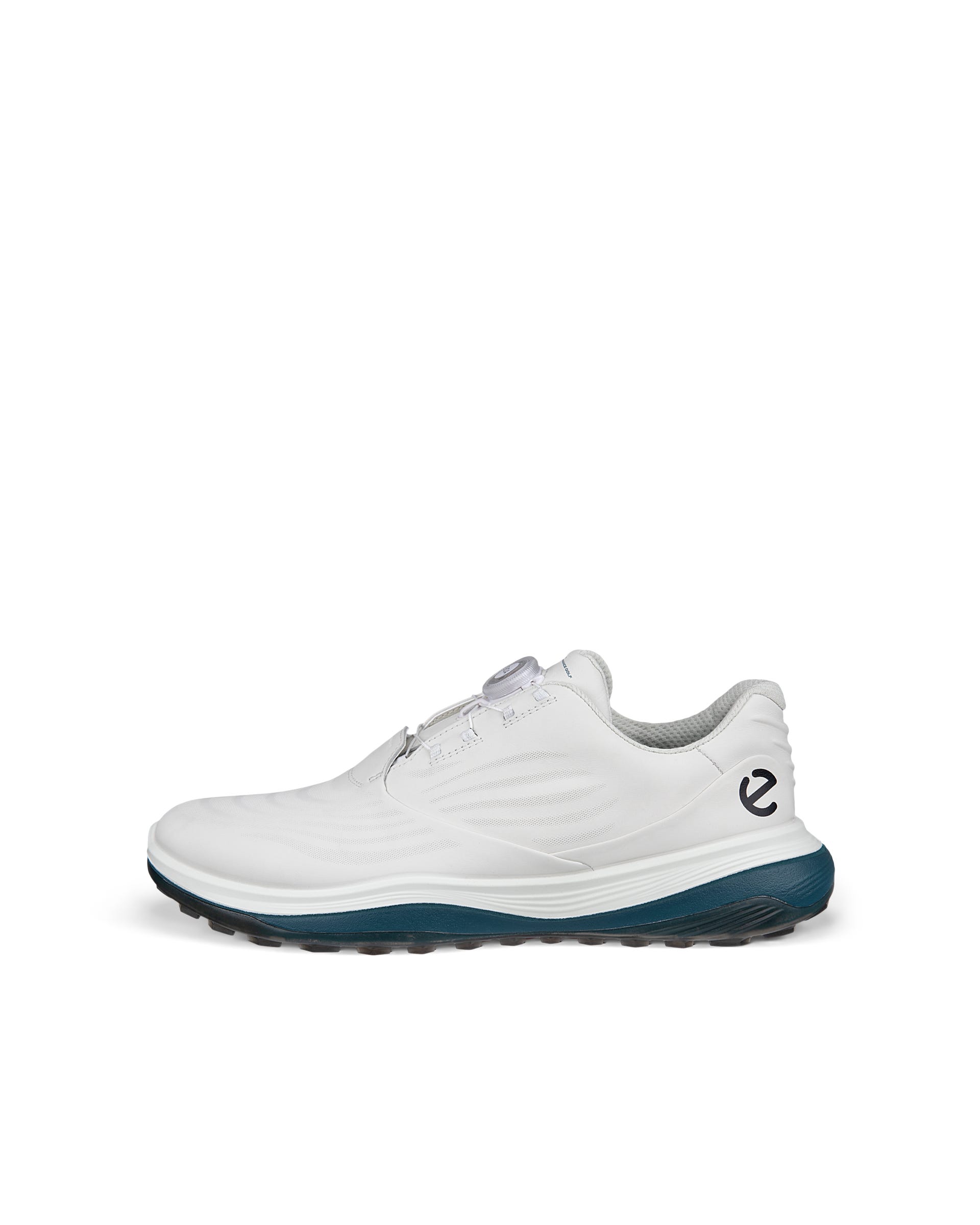 ECCO GOLF LT1 BOA Men メンズ レザーウォータープルーフゴルフシューズ - ホワイト - Outside