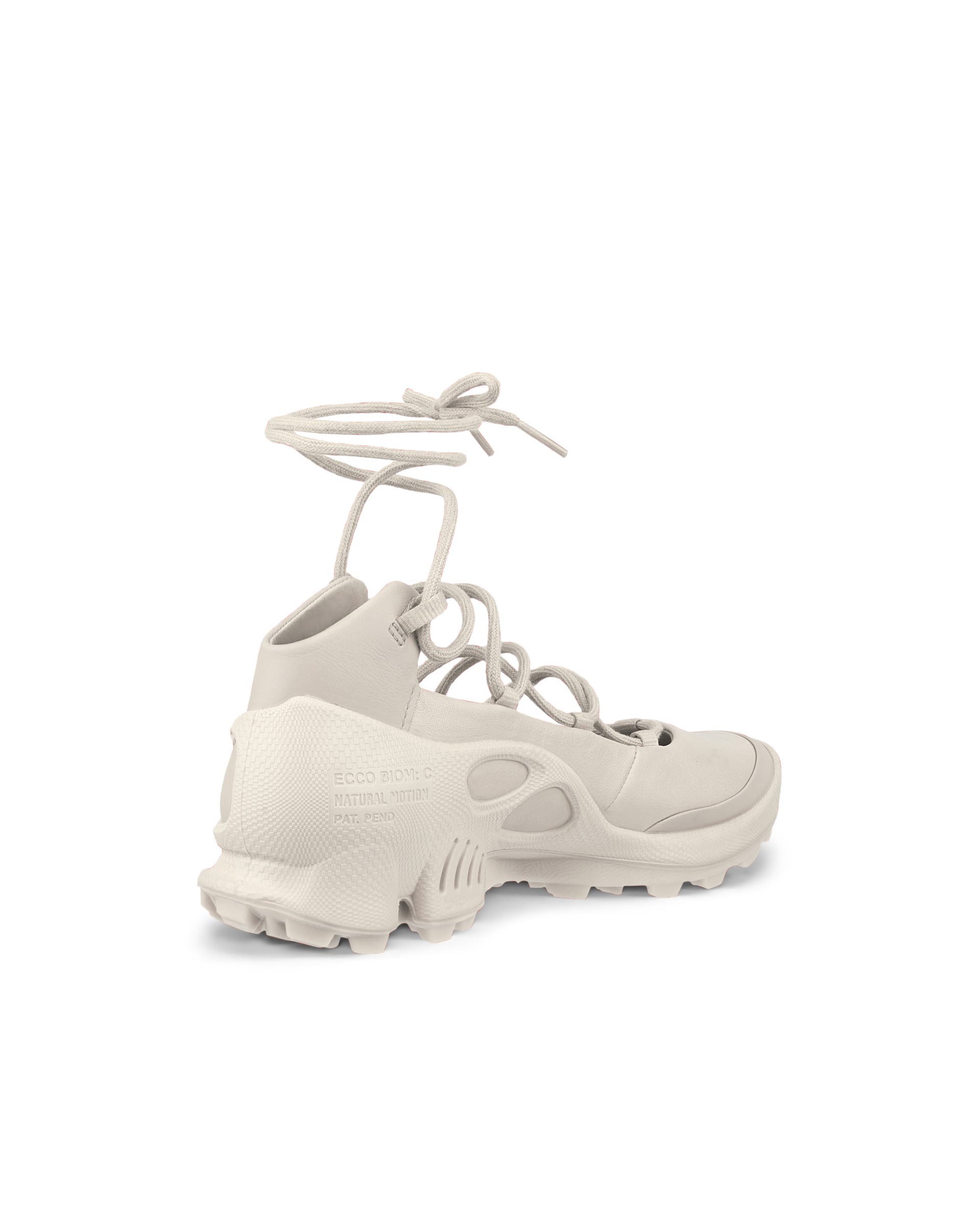 ECCO® BIOM C-Trail baskets en cuir pour femme - Beige - Back