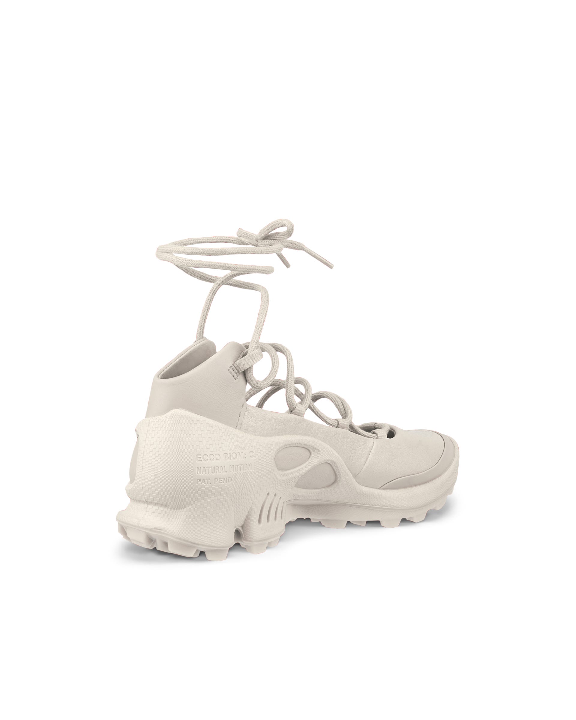 ECCO® BIOM C-Trail baskets en cuir pour femme - Beige - Back