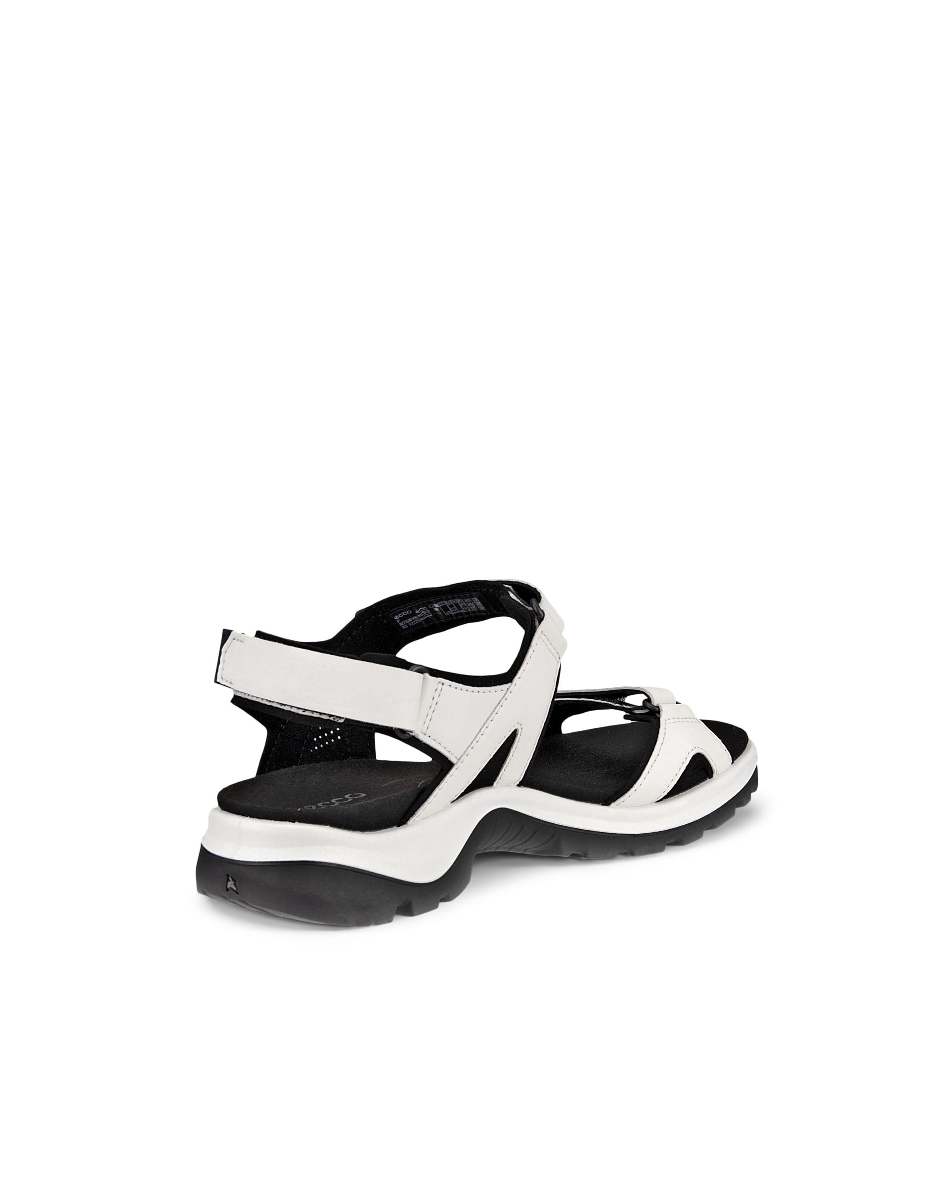 Women's ECCO® Offroad Leather Outdoor Sandal - White - Back