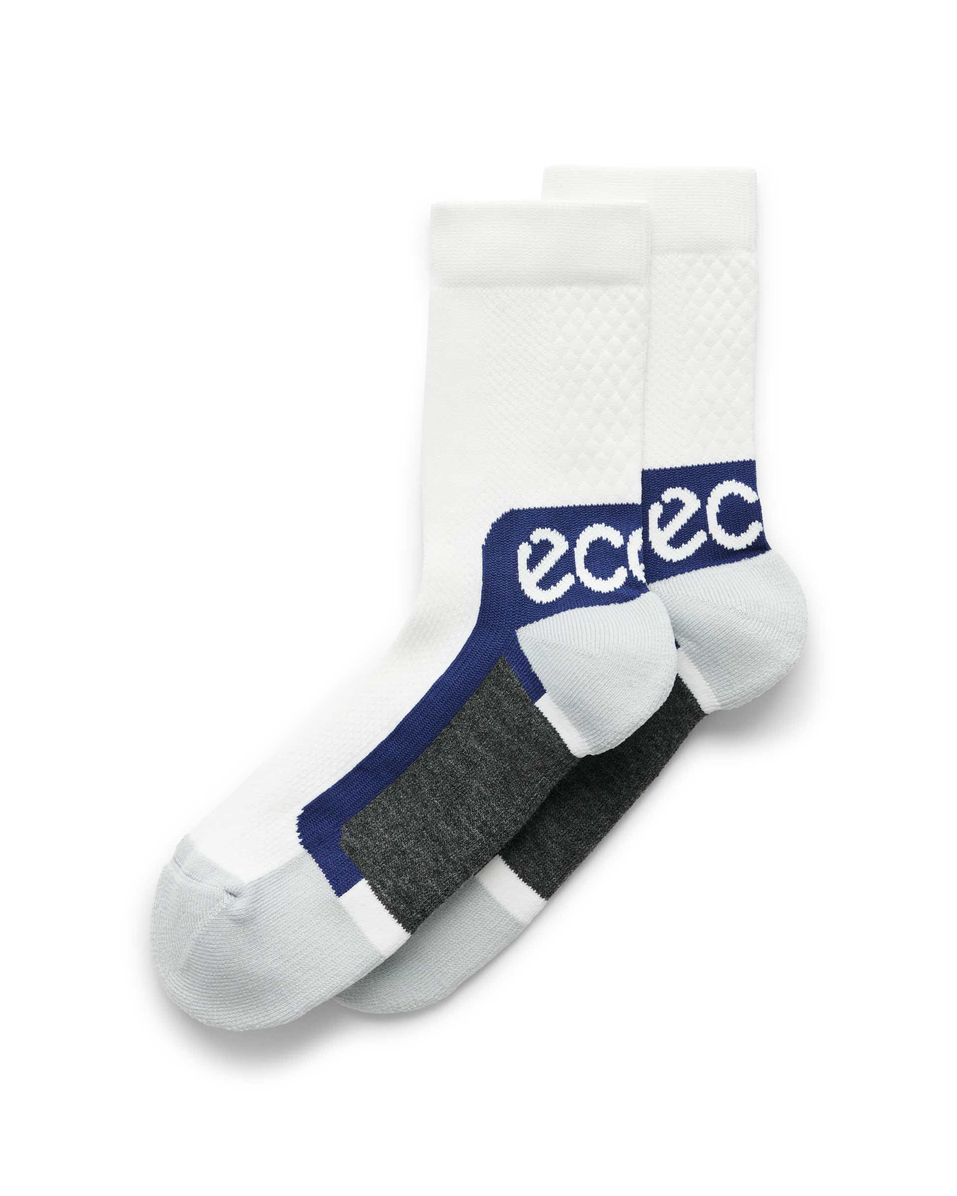ECCO Biom ユニセックス ファンクショナルミッドカットソックス - ホワイト - Main