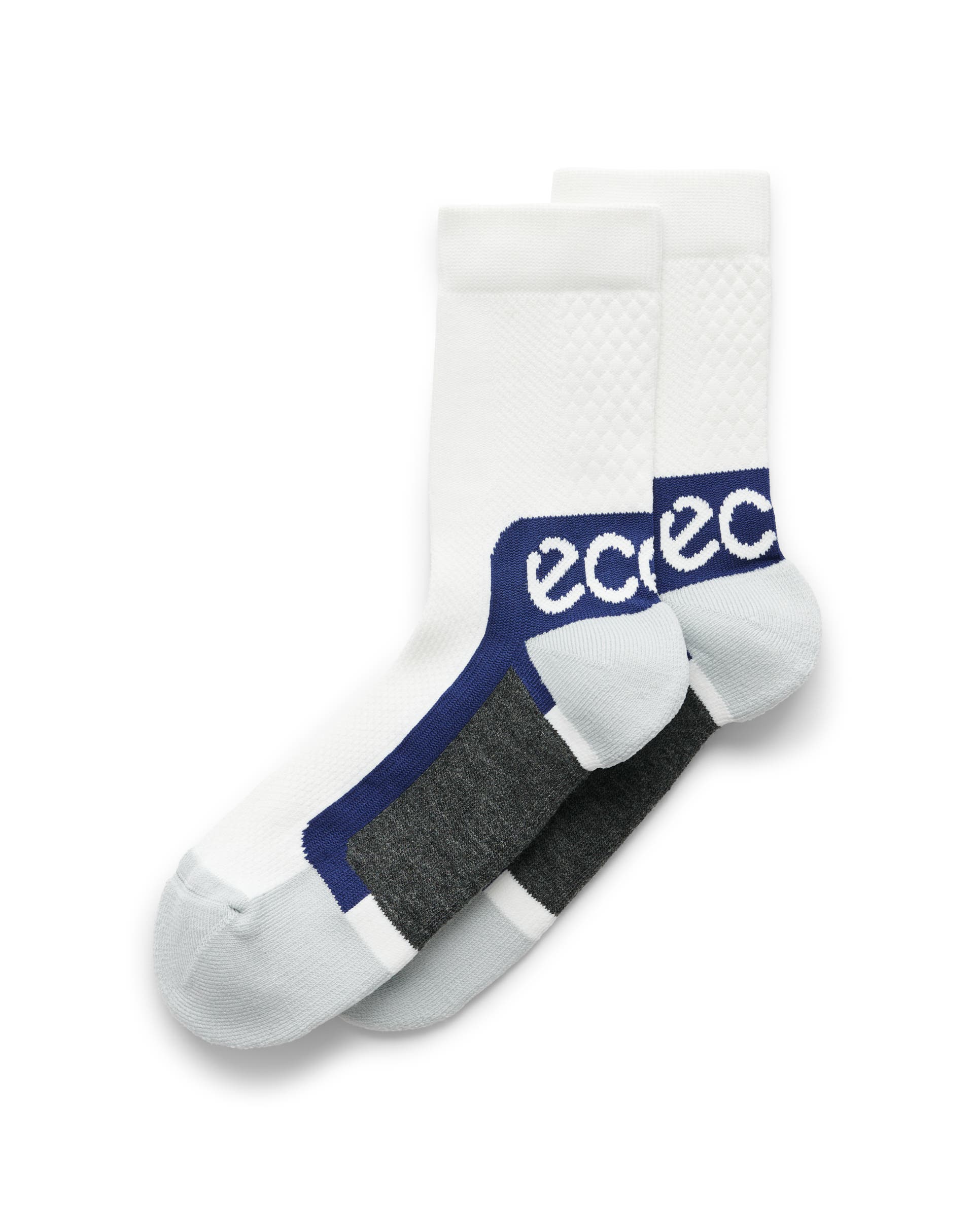 ECCO Biom ユニセックス ファンクショナルミッドカットソックス - ホワイト - Main