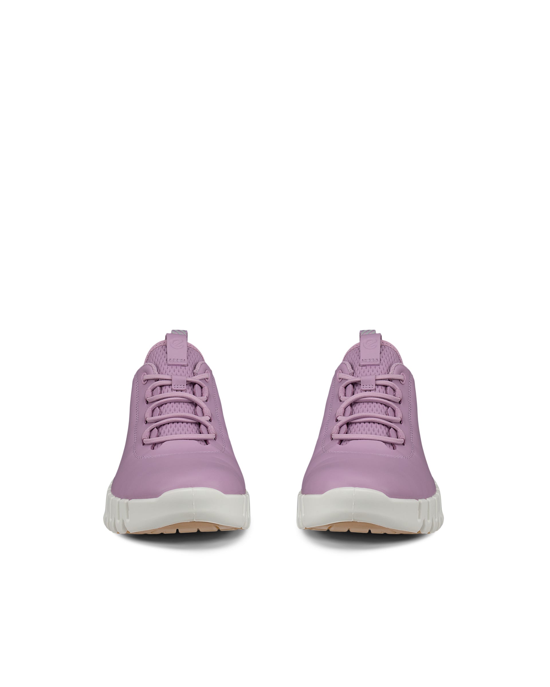 Women's ECCO® Gruuv Leather Trainer - Purple - Front pair